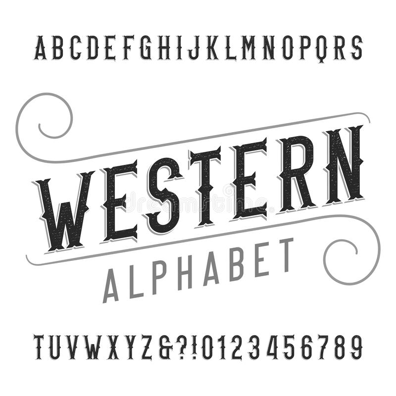 distressed western fonts